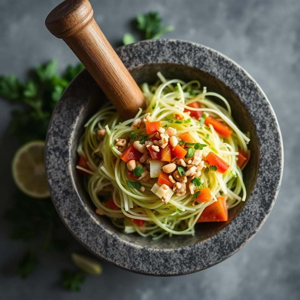 Som Tam (Papayasallad)