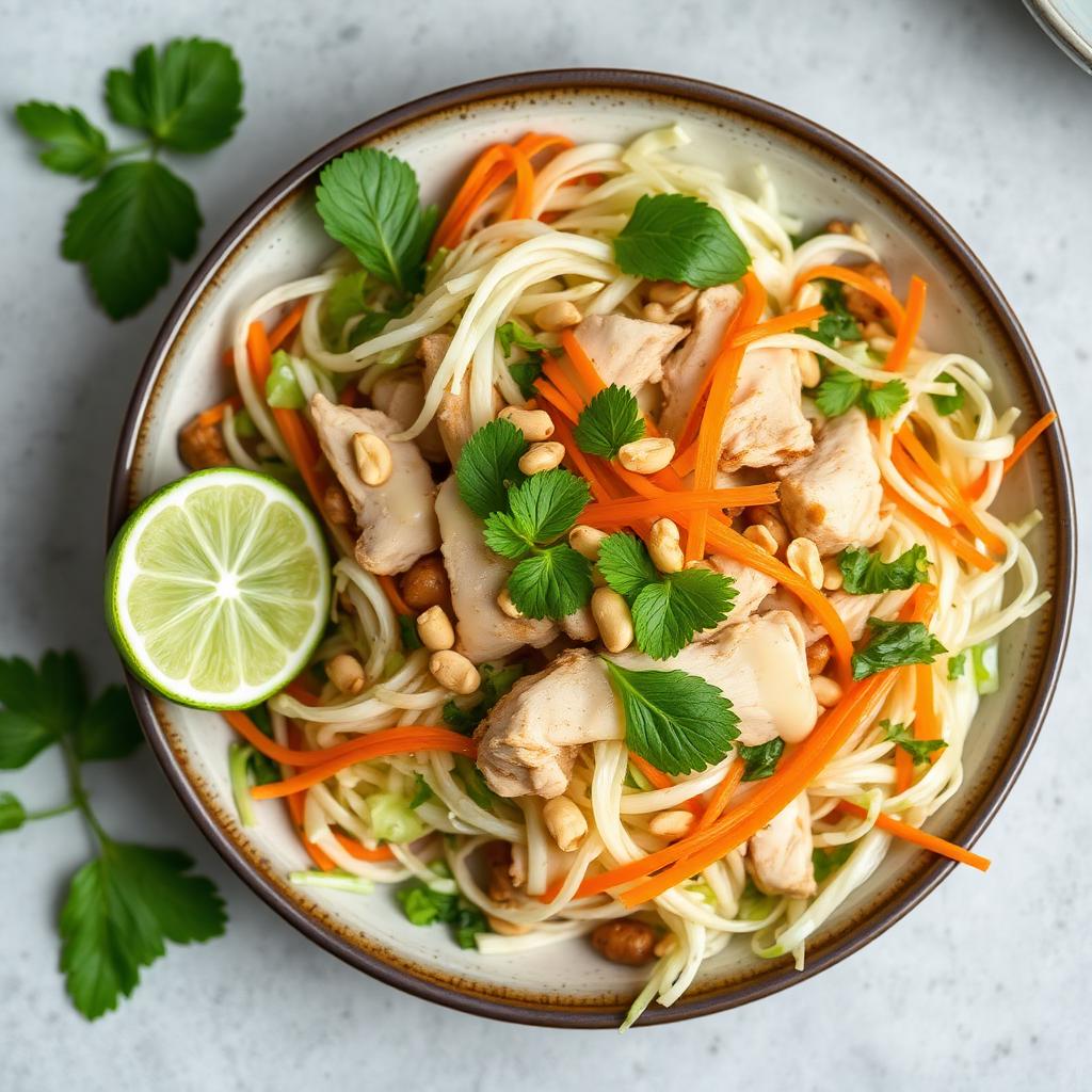 Vietnamesisk kycklingsallad (Gỏi Gà)
